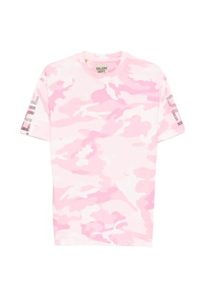 GALLERY DEPT. camo logo T-shirt - Pink