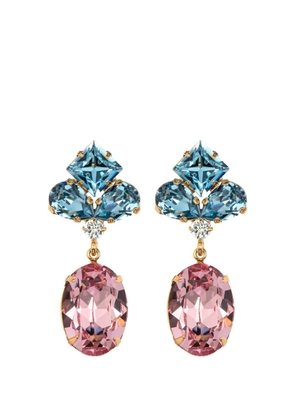 Jennifer Behr Lainey crystal-embellished earrings - Gold