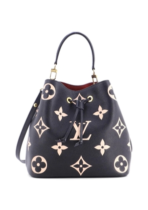 Louis Vuitton Pre-Owned NeoNoe Handbag Bicolor Monogram Empreinte Giant MM bucket bag - Black