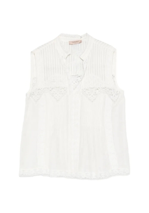 TWINSET lace-detail blouse - White