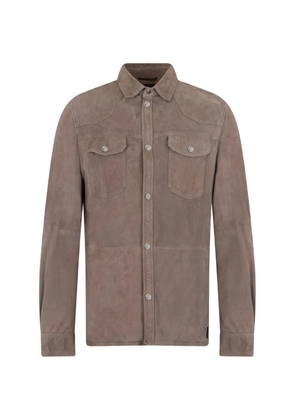 Moorer pocket overshirt - Neutrals