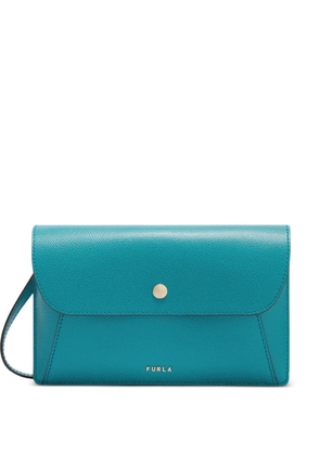 Furla Lea turn-lock clutch bag - Blue