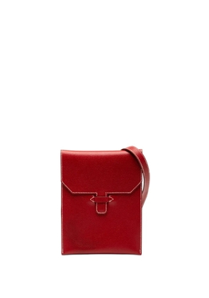 Hermès Pre-Owned 2002 Courchevel Amelie crossbody bag - Red