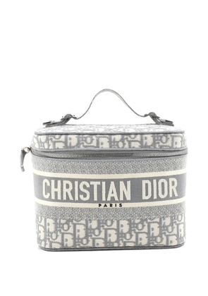 Christian Dior Pre-Owned DiorTravel Vanity Case Oblique Canvas pouch - Grey