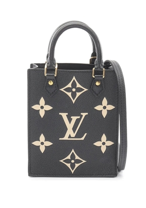 Louis Vuitton Pre-Owned 2021-2025 Bicolor Monogram Empreinte Petit Sac Plat satchel - Black
