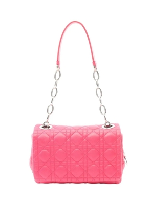 Christian Dior Pre-Owned 2013 Lambskin Cannage Miss Dior Promenade Flap Bag shoulder bag - Pink