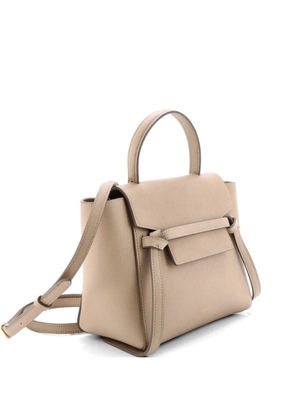 Celine Pre-Owned Belt Bag Textured Leather Nano shoulder bag - Neutrals