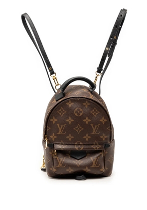Louis Vuitton Pre-Owned 2018 Monogram Mini Palm Springs backpack - Brown