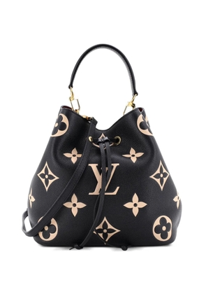 Louis Vuitton Pre-Owned NeoNoe Handbag Bicolor Monogram Empreinte Giant MM bucket bag - Black