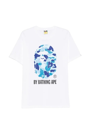 A BATHING APE® camouflage graphic-print T-shirt - White