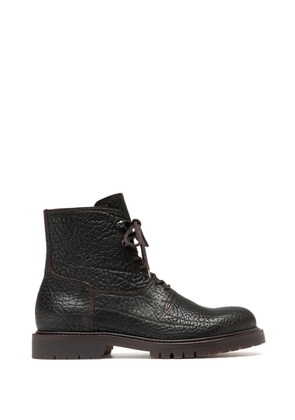Officine Creative lace-up leather boots - Brown