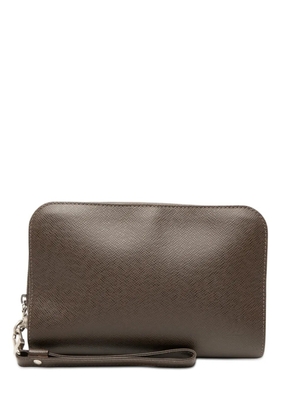 Louis Vuitton Pre-Owned 2008 Taiga Pochette Baikal clutch bag - Brown