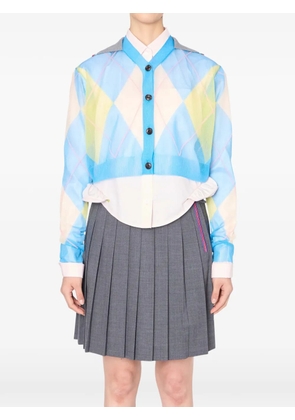 Kolor button-fastening cardigan - Blue