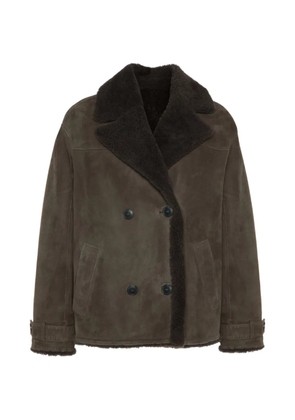Yves Salomon shearling jacket - Brown