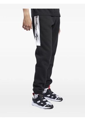 Reebok logo-print track pants - Black
