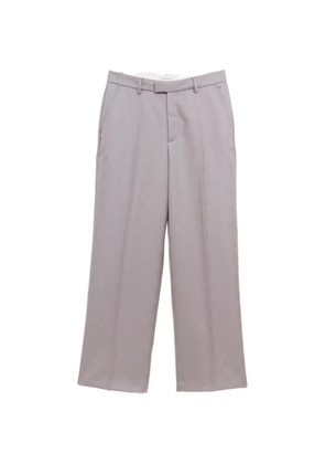 Second/Layer belt-loop trousers - Grey