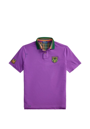 Polo Ralph Lauren appliqué short-sleeve polo shirt - Purple