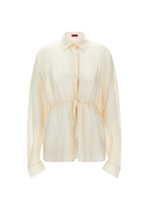 THELATEST striped button shirt - Neutrals