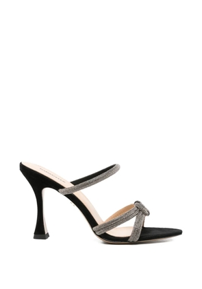 Lola Cruz embellished knotted sandals - Black