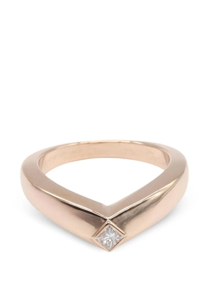 Cartier Triandle diamond-embellishment ring - Gold