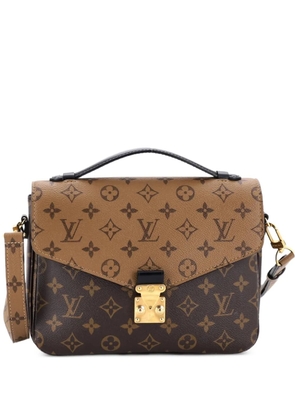 Louis Vuitton Pre-Owned Pochette Metis Reverse Monogram Canvas crossbody bag - Brown