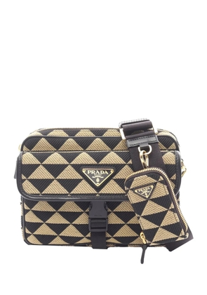 Prada Pre-Owned 2013-2026 Canvas Symbole crossbody bag - Brown