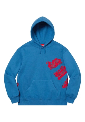 Supreme Old English Wrap hoodie - Blue