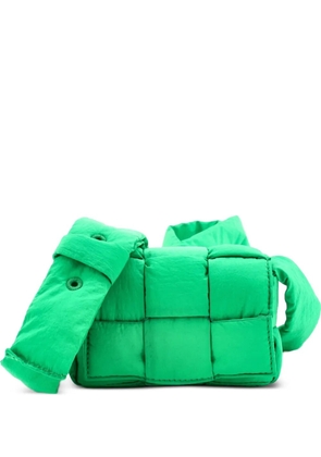 Bottega Veneta Pre-Owned Cassette Maxi Intrecciato Nylon Extra Mini crossbody bag - Green