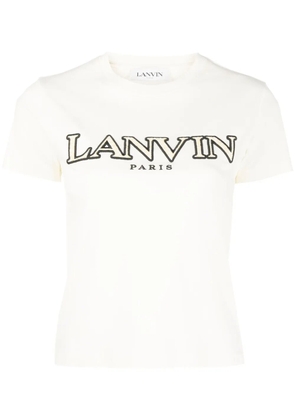 Lanvin logo-patch T-shirt - White