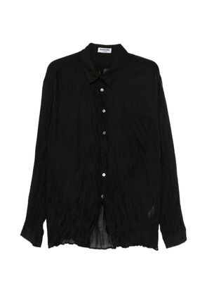 La Piscine buttoned long-sleeve shirt - Black