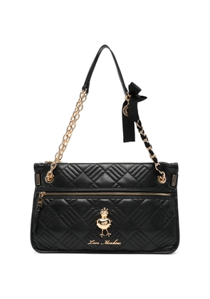 Love Moschino quilted chain tote bag - Black