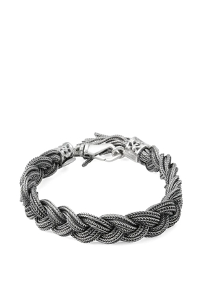 Emanuele Bicocchi braided medium bracelet - Silver
