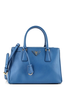 Prada Pre-Owned Double Zip Lux Saffiano Leather Small tote bag - Blue
