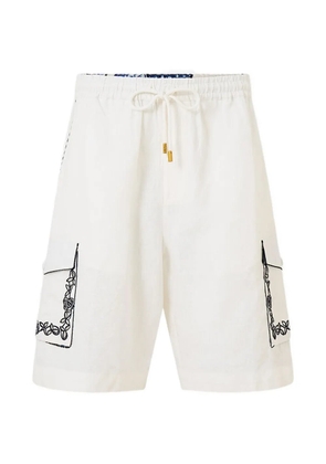 Camilla embroidered shorts - White
