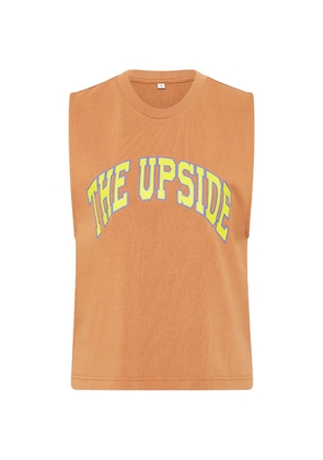 The Upside Dawson logo-print tank top - Orange