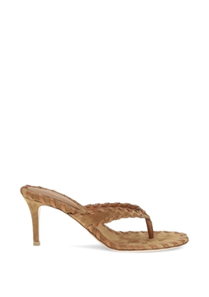 Gianvito Rossi braided-strap sandals - Neutrals