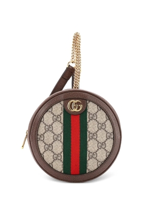 Gucci Pre-Owned Ophidia Round GG Coated Canvas Mini backpack - Brown