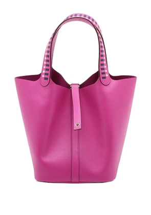 Hermès Pre-Owned 2018 Epsom Tressage Picotin Lock 22 handbag - Pink