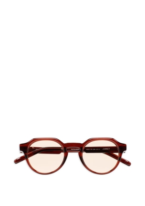 Kaleos Janney geometric-frame sunglasses - Brown