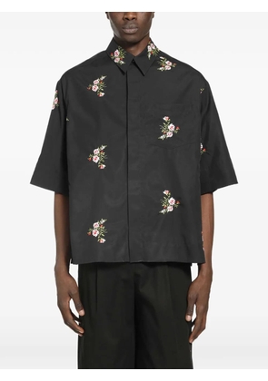 Simone Rocha floral shirt - Black