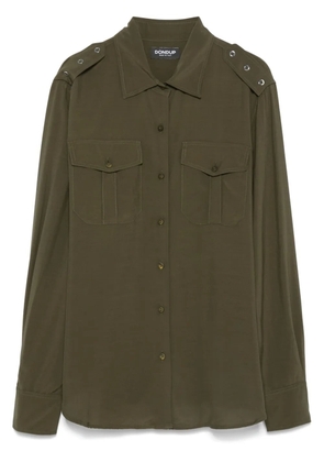 DONDUP spread-collar shirt - Green