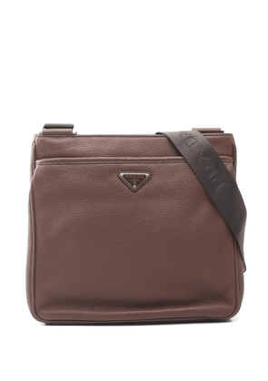 Prada Pre-Owned Vittelo City leather shoulder bag - Brown