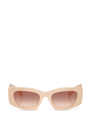 Prada Eyewear rectangle-frame sunglasses - Neutrals