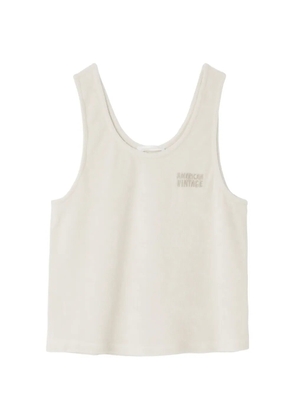 American Vintage Fuxow cotton tank top - Neutrals