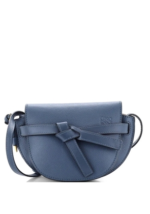 Loewe Pre-Owned Gate Shoulder Bag Leather Mini crossbody bag - Blue