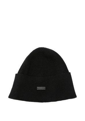 Saint Laurent Pre-Owned cashmere beanie hat - Black
