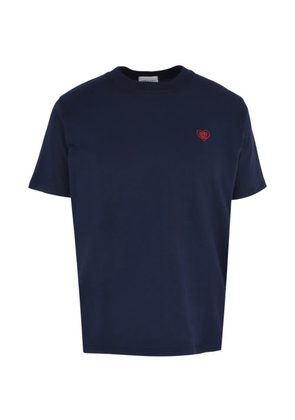Family First heart motif T-shirt - Blue