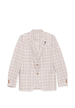 Lardini check-pattern blazer - Neutrals