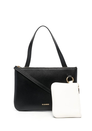 Jil Sander nappa-leather logo-print bag - Black