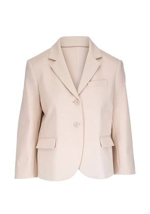 Dorothee Schumacher notched lapel button blazer - Neutrals